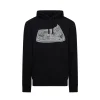 Flash Sale Mallet Estate Graphic Loopback Hood Black Organic