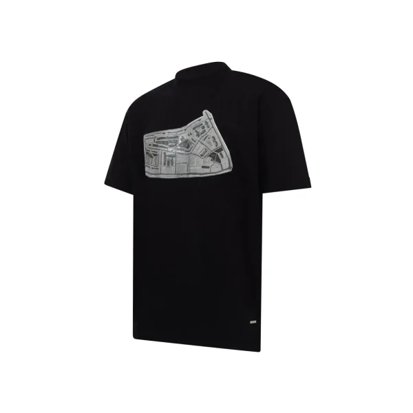 Cheap Mallet Estate Graphic Tee Black Organic