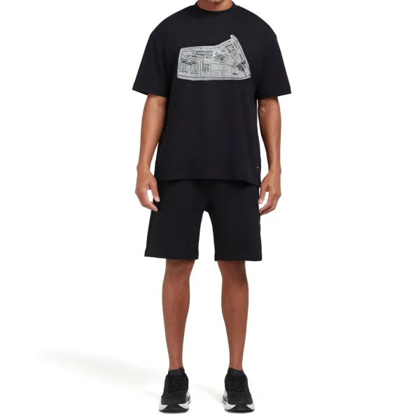 Cheap Mallet Estate Graphic Tee Black Organic