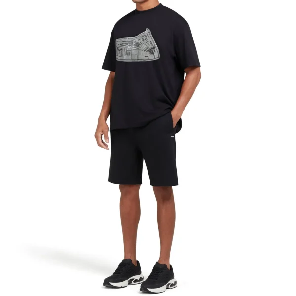 Cheap Mallet Estate Graphic Tee Black Organic