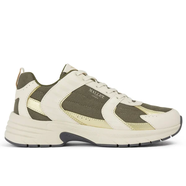 Outlet Mallet Holloway Womens Khaki Cream