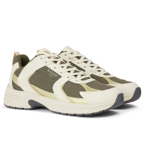 Outlet Mallet Holloway Womens Khaki Cream
