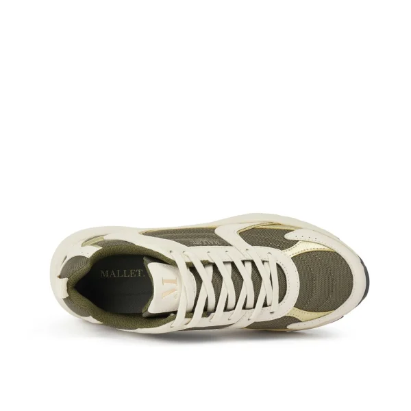 Outlet Mallet Holloway Womens Khaki Cream