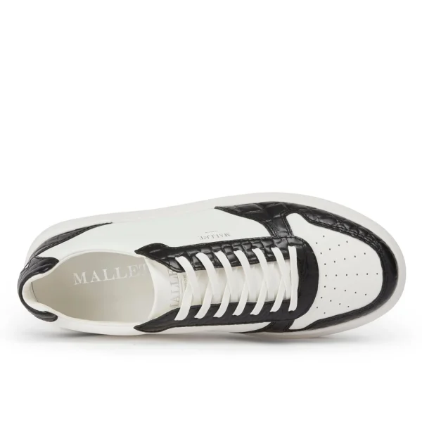 Sale Mallet Hoxton 2.0 White Black Croc