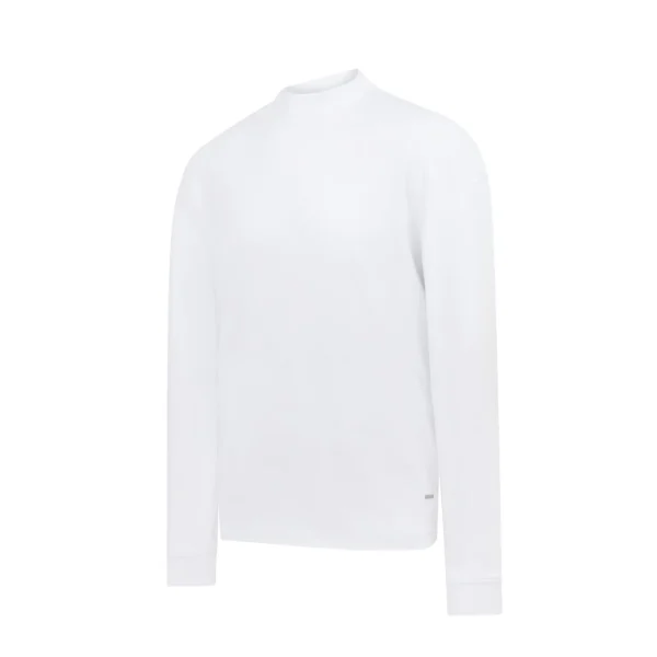 New Mallet Long Sleeve Interlock Tee White Organic
