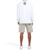 New Mallet Long Sleeve Interlock Tee White Organic