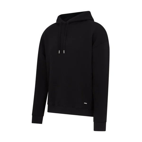 Discount Mallet Loopback Hoodie Black Organic