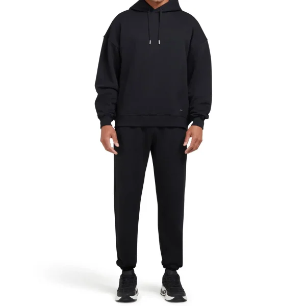 Discount Mallet Loopback Hoodie Black Organic