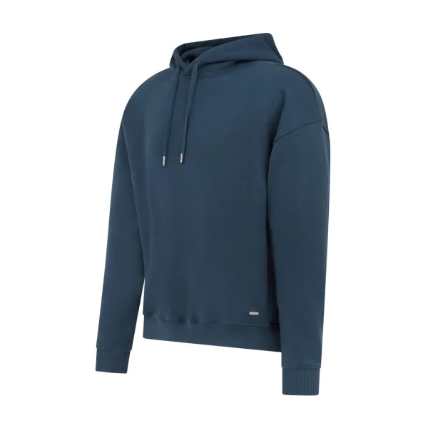 Fashion Mallet Loopback Hoodie Navy Organic