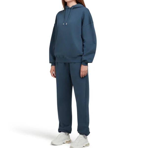 Fashion Mallet Loopback Hoodie Navy Organic