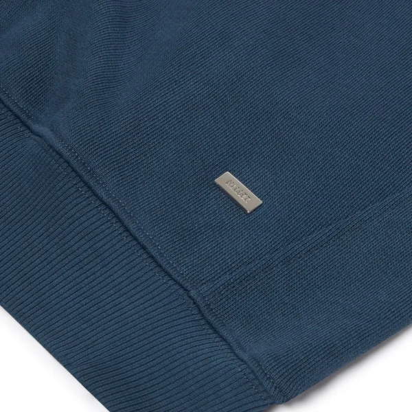 Fashion Mallet Loopback Hoodie Navy Organic