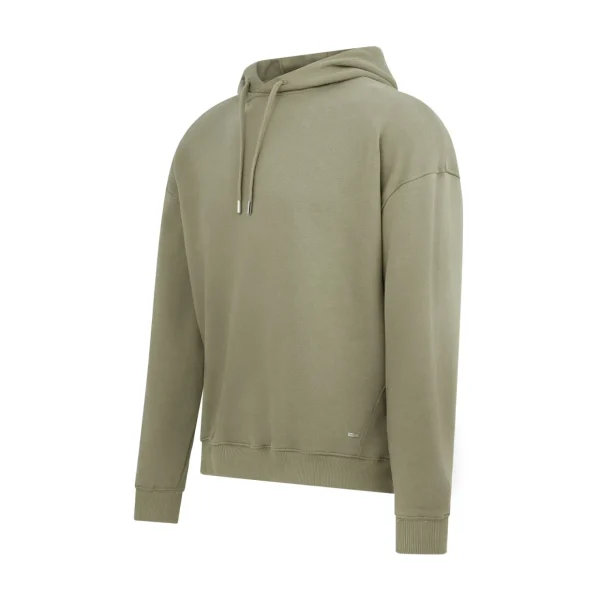 mallet_loopback_hoodie_ol_2.webp Outlet Mallet Loopback Hoodie Olive Organic