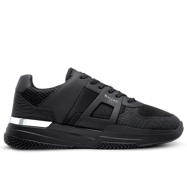 Cheap Mallet Marquess Croc Triple Black