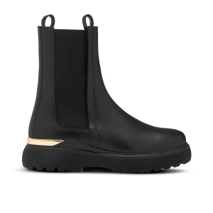 Fashion Mallet Rosemary Black Rose Boot Womens Triple Black