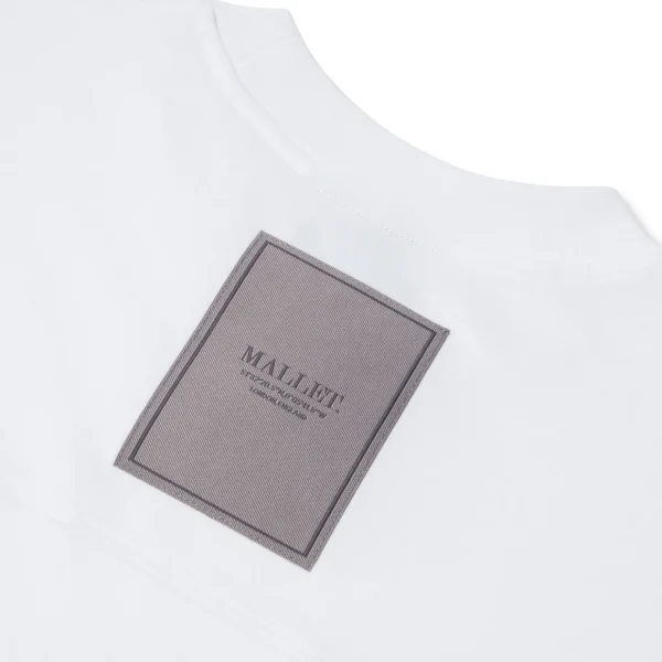 mallet_short_sleeve_inter_10.webp Outlet Mallet Short Sleeve Interlock Tee White Organic