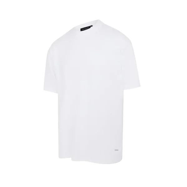 mallet_short_sleeve_inter_2.webp Outlet Mallet Short Sleeve Interlock Tee White Organic